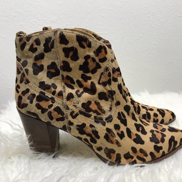 Steve Madden Shoes - *Rare* Steve Madden Calf Hair Cheetah Booties
